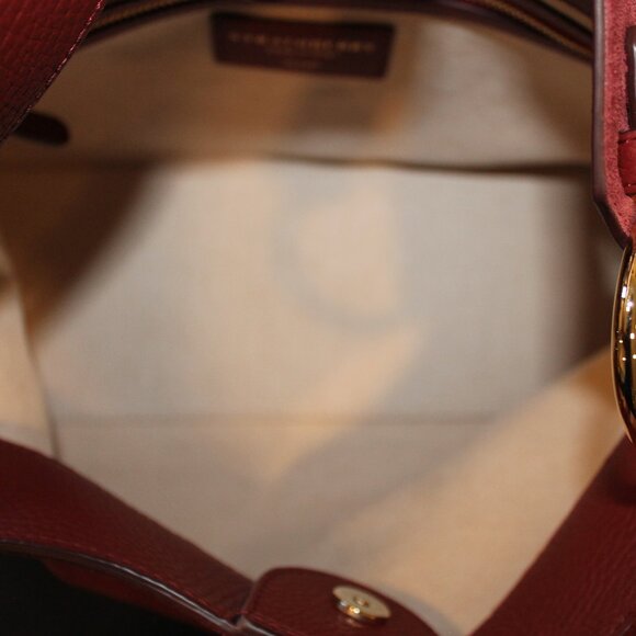 Strathberry Lana Oxblood Suede and Shearling Hobo with Dust bag & Box - Picture 15 of 15